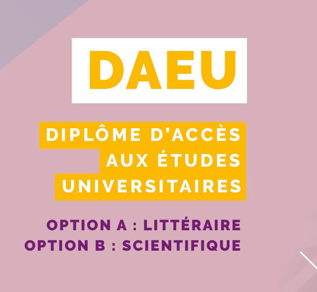 Inscriptions 2024 Au DAEU : L'équivalent Du BAC · Formation ...